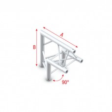 Milos Corner 90 apex up - Deco-22 Triangle truss - DT22006