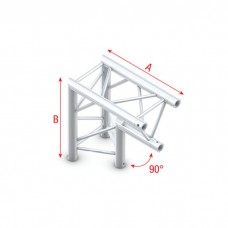 Milos Corner 90 apex down - Deco-22 Triangle truss - DT22007