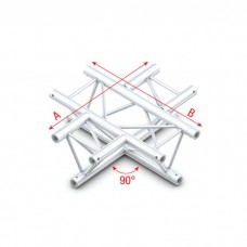 Milos 90 4-way horizontal - Deco-22 Triangle truss - DT22016