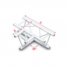 Milos 90 3-way horizontal - Deco-22 Triangle truss - DT22017