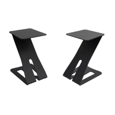Showgear Table Monitor Z-Stand - Two studio monitor speaker table stands - black - E200001