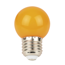 Showgear G45 LED Bulb E27 - 1 W - Orange - Non-Dimmable - E324005