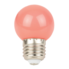 Showgear G45 LED Bulb E27 - 1 W - Pink - Non-Dimmable - E324006
