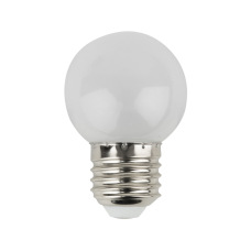 Showgear G45 LED Bulb E27 1 W - Warm wit - Niet-dimbaar - Frosted - E324007