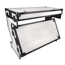 SHOWGEAR Portable Z-Style Table Multi-purpose - Hybrid Flight Case - Wit - E804002