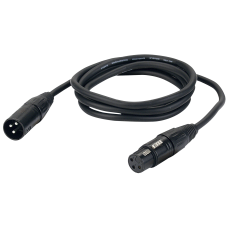 DAP FL01 - bal. XLR/M 3 p. > XLR/F 3 p. - 1,5m - FL01150