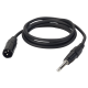 DAP FL13 - unbal. XLR/M 3 p. > Jack mono - 1,5 m - FL13150