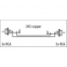 DAP FL24 - 2 RCA Male L/R > 2 RCA Male L/R - 0,75m - FL2475