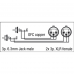 DAP FL25 - 2 RCA Male L/R > 2 XLR/F 3 p. - 1,5m - FL25150