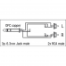 DAP FL35 - Stereo Jack > 2 RCA Male L/R - 1,5 m - FL35150