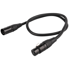 DAP FL86 - DMX/AES-EBU XLR/M 5P to XLR/F 5P 0,75 m - FL8675