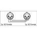 DAP FLA21 - XLR F. 3p. > XLR F. 3p. - FLA21