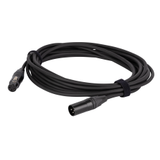 DAP FLN01 - Mic/Line Cable XLR M/F 3P Neutrik NC3-BAG Series  6 m - Verzilverd - FLN016