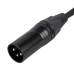 DAP FLN01 - Mic/Line Cable XLR M/F 3P Neutrik NC3-BAG Series  0,75 m - Verzilverd - FLN0175