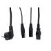 DAP FP08 - Schuko/XLR F - IEC/XLR M - 15m, Black - FP0815B