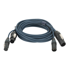 DAP FP-13 Hybride Kabel - PowerCON True1 & 3-pin XLR - DMX & Stroom - 15 m - FP1315