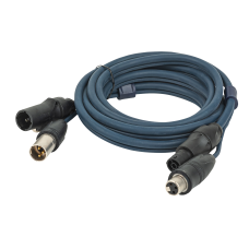 DAP FP-15 Hybride Kabel - PowerCON True1 & 3-pin XLR I P - DMX & Stroom - 15 m - FP1515