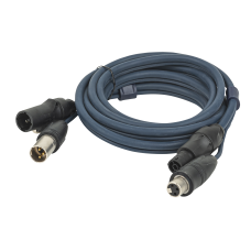 DAP FP-15 Hybride Kabel - PowerCON True1 & 3-pin XLR I P - DMX & Stroom - 150 cm - FP15150