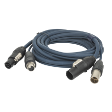 DAP FP-16 Hybride Kabel - PowerCON True1 & 5-pin XLR I P - DMX & Stroom - 10 m - FP1610