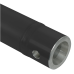Milos Single Tube 50mm, 300 cm - 3.000mm, Black - FP50300B