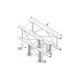 Milos T-Cross 3-way - Pro-30 Square F Truss - FQ30017