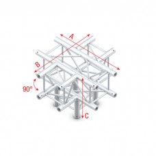 Milos Cross + Down 5-way - Pro-30 Square F Truss - FQ30024