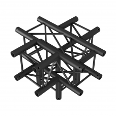 Milos Cross + Down 5-way - ZWART, Pro-30 vierkante F-truss - FQ30024B