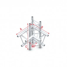 Milos Corner 90 up/down, left - Pro-30 Triangle F Truss - FT30015