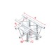 Milos T-Cross + down 4-way - Pro-30 Triangle F Truss (C020) - FT30020