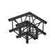 Milos Corner 3-way 90 - Pro-30 Square G Truss - GQ30012HDB