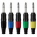 DAP 6.3 mm Jackplug Stereo, Black housing - Black, Black - JMK103BB