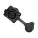 Seetronic XLR 5P Chassis, male, IP65 - Gold contacts - black housing - K5F2CWB