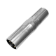 Seetronic XLR 3P male to XLR 3P male Vergulde contacten - Zilverkleurige behuizing - MA3M3M