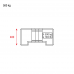 MILOS Concrete Ballast Base 500 kg - MCBB