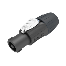 Seetronic Speaker 4P Connector, male Zwarte behuizing - zwarte eindkap - ML4FCX