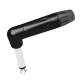 Seetronic Jack Plug 6.3 mm Mono, 90° Zwarte behuizing - zwarte eindkap - MP2RXB