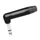 Seetronic Jack Plug 6.3 mm Stereo, 90° Zwarte behuizing - zwarte eindkap - MP3RXB