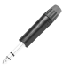 Seetronic Jack Plug 6.3 mm Stereo Zwarte behuizing - zwarte eindkap - MP3XB