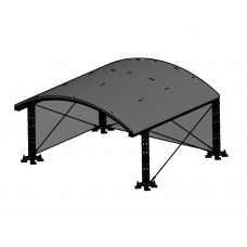 Milos MR1 Roofsystem 8x6mtr incl. B1 canopy - - MR186