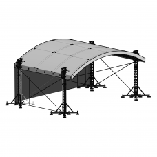 Milos MR1T Roofsystem 10x6m incl. canopy - - MR1T106
