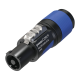 Neutrik powerCON Connector - S Grijs/blauwe behuizing - Kleine kabeldiameter - NAC3FXXAWS
