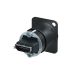 Neutrik HDMI feedthrough adapter - Black - NAHDMIWB