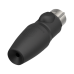 Neutrik XLR 3P Connector - female TOP Vergulde contactpunten - roestvrij stalen behuizing - NC3FX1TOP