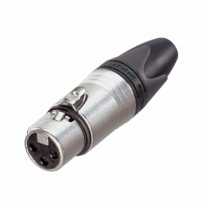 Neutrik XLR 3p. Connector Female - Silver - NC3FXX