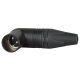 Neutrik XLR 3p. 90 Connector Male - Black - NC3MRXBAG