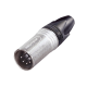 Neutrik XLR 5p. Connector Male - Silver - NC5MXX