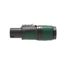 Neutrik speakON 4P Cable Connector - L Zwarte/groene behuizing - Grote diameter kabels - NL4FXXWL