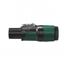 Neutrik speakON 4P Cable Connector - S Zwarte/groene behuizing - Kleine diameter kabels - NL4FXXWS