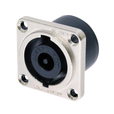 Neutrik 8p. Speakon Chassis PCB mount Male - male, nikkelen behuizing - NL8MDV