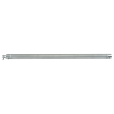 Milos Single Tube 50mm, 100 cm - 1.000mm, Silver - PP50100
